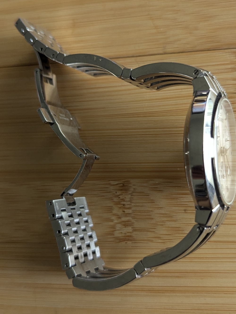 Movado Men's Silver Chronograph Bracelet Watch - Picture 10 of 16
